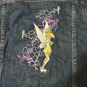 Tinkerbell girls medium denim jacket